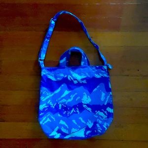 BAGGU Night Mountain Vertical Canvas Duck Tote